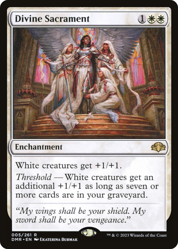 Divine Sacrament [Dominaria Remastered] | Gear Gaming Bentonville