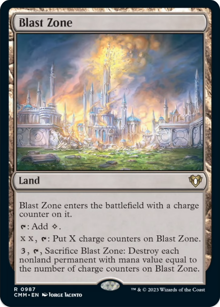 Blast Zone [Commander Masters] | Gear Gaming Bentonville