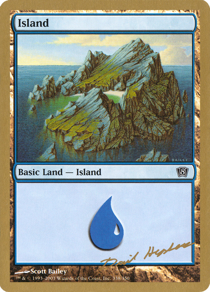 Island (dh338) (Dave Humpherys) [World Championship Decks 2003] | Gear Gaming Bentonville