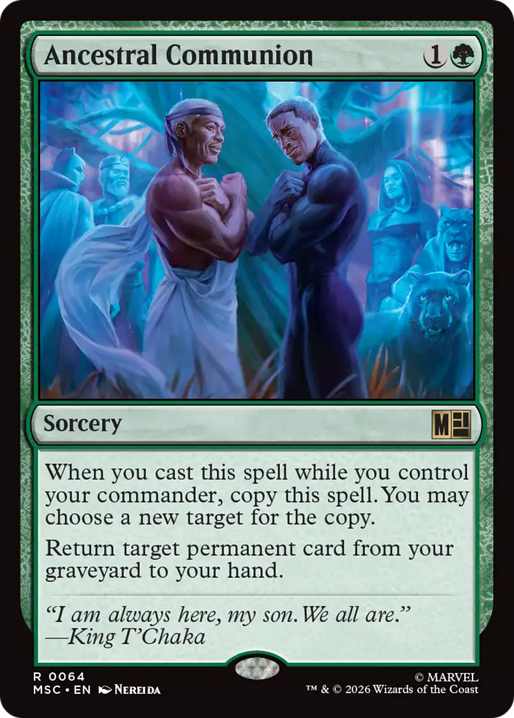 Ancestral Communion (Surge Foil) [Marvel Super Heroes Commander] | Gear Gaming Bentonville