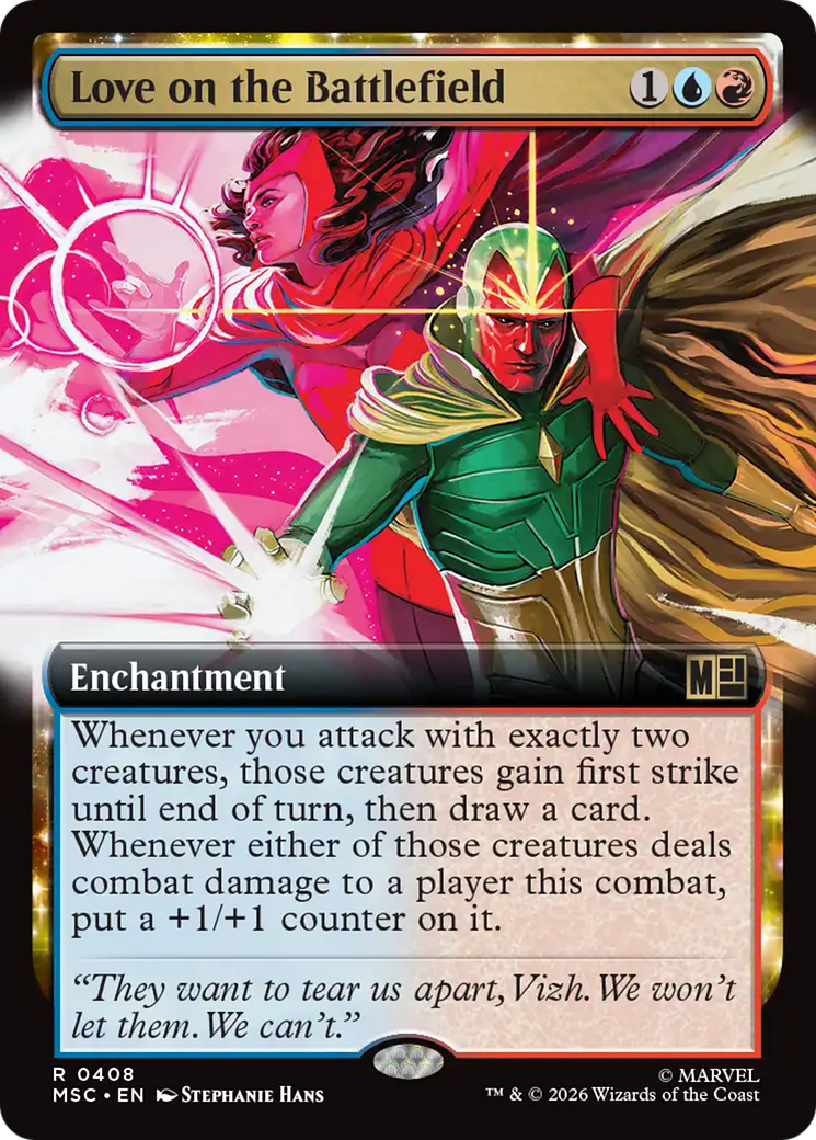 Love on the Battlefield (Extended Art) [Marvel Super Heroes Commander] | Gear Gaming Bentonville