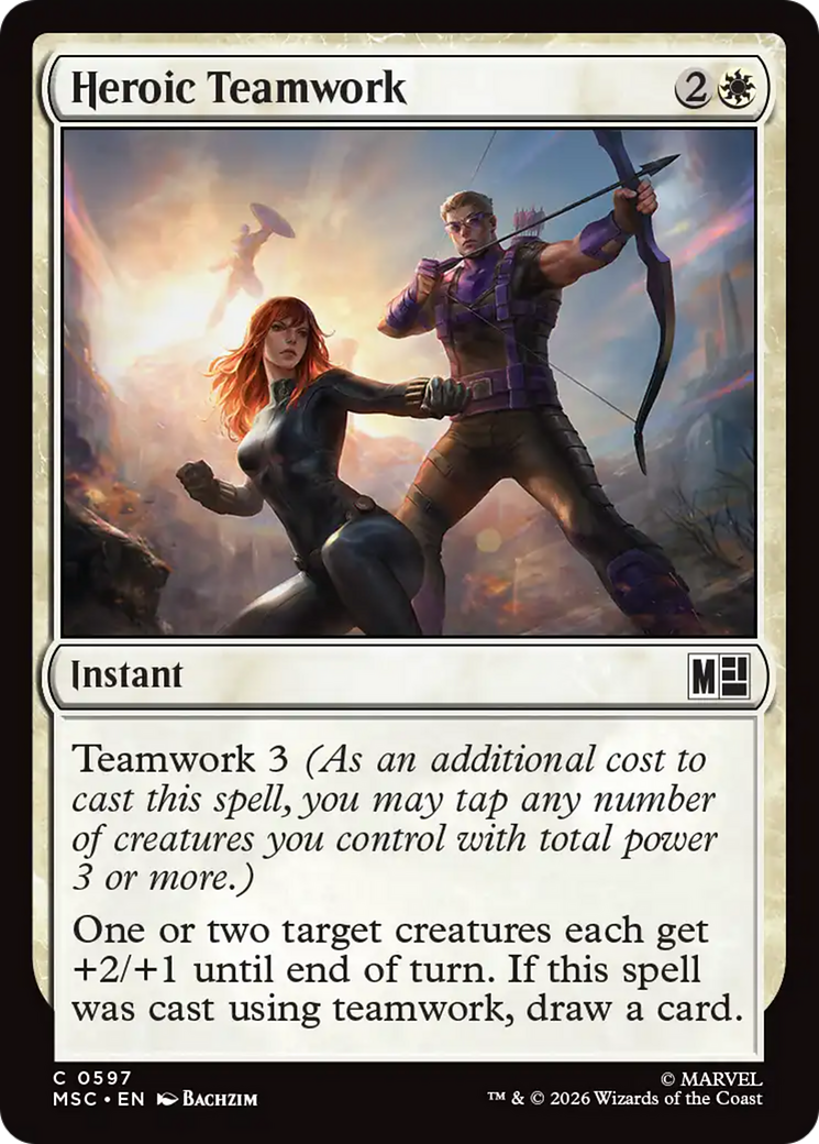 Heroic Teamwork [Marvel Super Heroes Commander] | Gear Gaming Bentonville