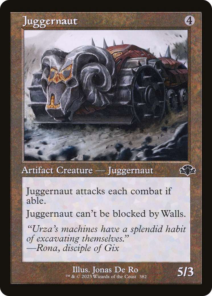 Juggernaut (Retro) [Dominaria Remastered] | Gear Gaming Bentonville