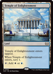 Temple of Enlightenment [Duskmourn: House of Horror Commander] | Gear Gaming Bentonville