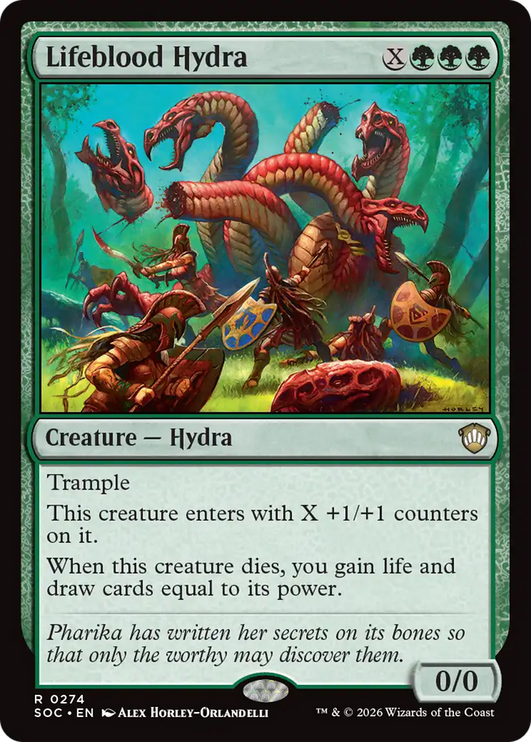 Lifeblood Hydra [Secrets of Strixhaven Commander] | Gear Gaming Bentonville