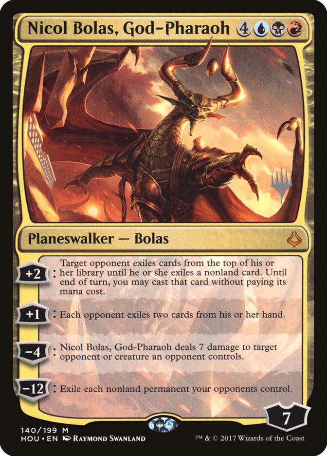 Nicol Bolas, God-Pharaoh (Promo Pack) [Hour of Devastation Promos] | Gear Gaming Bentonville