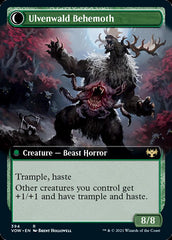 Ulvenwald Oddity // Ulvenwald Behemoth (Extended Art) [Innistrad: Crimson Vow] | Gear Gaming Bentonville