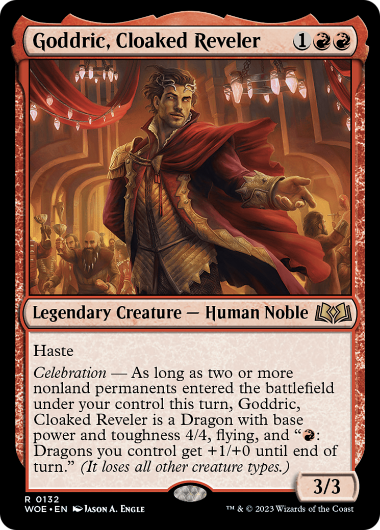 Goddric, Cloaked Reveler [Wilds of Eldraine] | Gear Gaming Bentonville