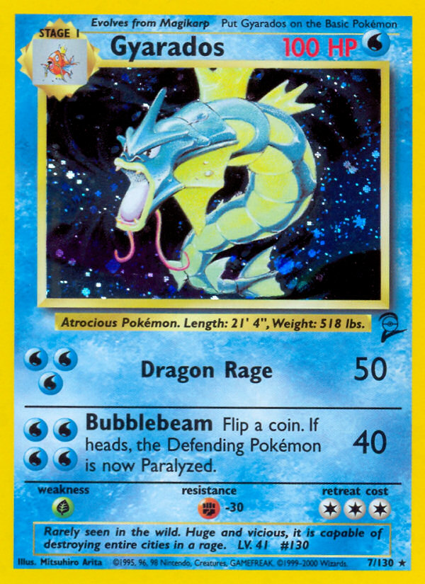 Gyarados (7/130) [Base Set 2] | Gear Gaming Bentonville