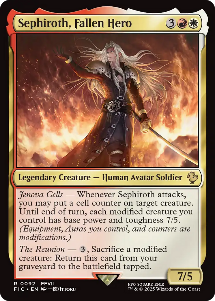 Sephiroth, Fallen Hero [FINAL FANTASY Commander] | Gear Gaming Bentonville