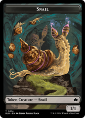 Snail // Thundertrap Trainer Double-Sided Token [Bloomburrow Tokens] | Gear Gaming Bentonville