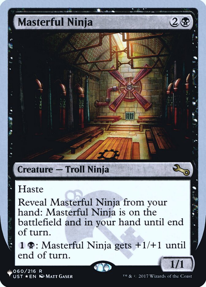 Masterful Ninja (Unfinity Foil Edition) [The List] | Gear Gaming Bentonville