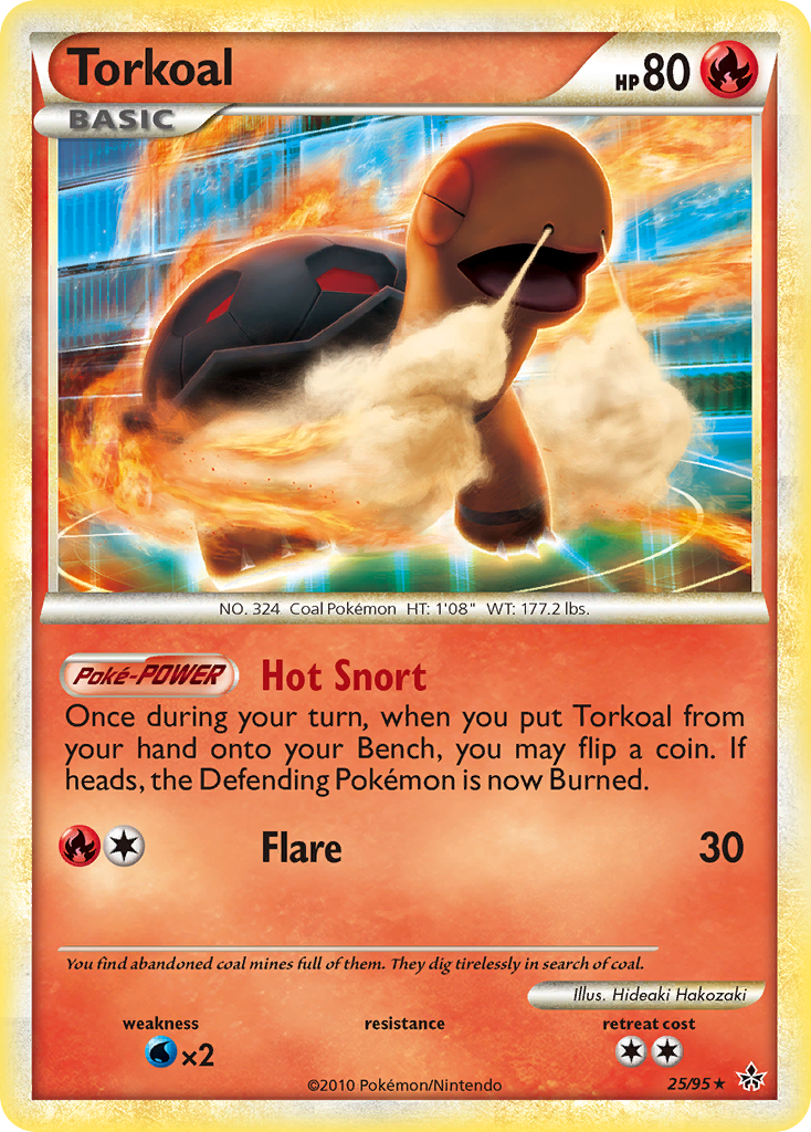 Torkoal (25/95) [HeartGold & SoulSilver: Unleashed] | Gear Gaming Bentonville