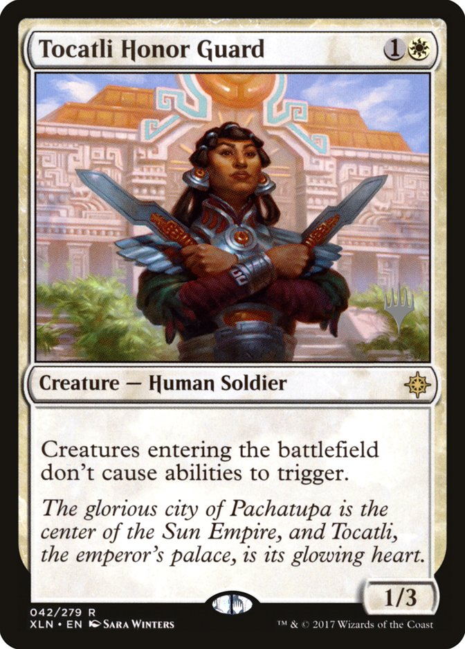 Tocatli Honor Guard (Promo Pack) [Ixalan Promos] | Gear Gaming Bentonville
