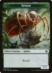 Human Soldier // Spider Double-Sided Token [Theros Beyond Death Tokens] | Gear Gaming Bentonville