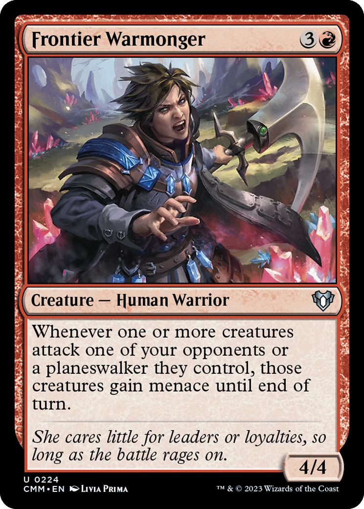 Frontier Warmonger [Commander Masters] | Gear Gaming Bentonville