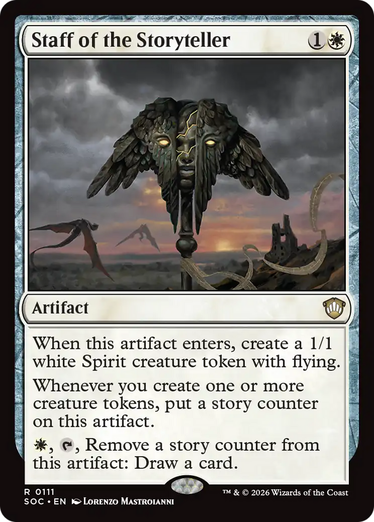 Staff of the Storyteller [Secrets of Strixhaven Commander] | Gear Gaming Bentonville