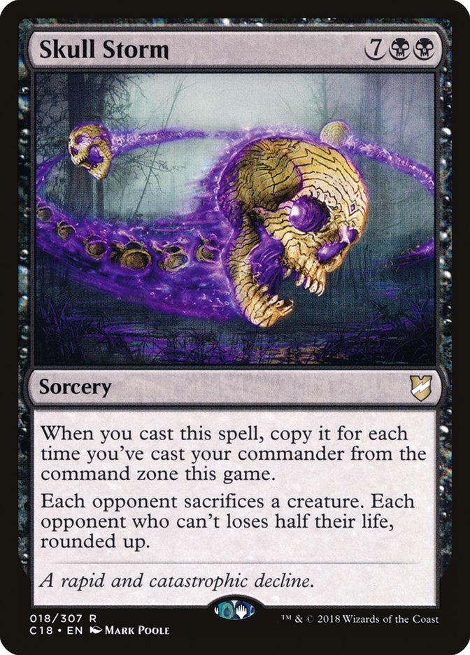 Skull Storm [Commander 2018] | Gear Gaming Bentonville