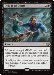 Deluge of Doom [Duskmourn: House of Horror Commander] | Gear Gaming Bentonville