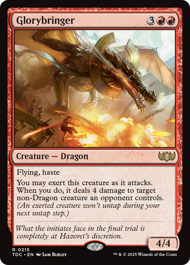 Glorybringer [Tarkir: Dragonstorm Commander] | Gear Gaming Bentonville