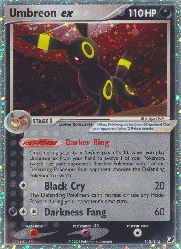 Umbreon ex (112/115) [EX: Unseen Forces] | Gear Gaming Bentonville