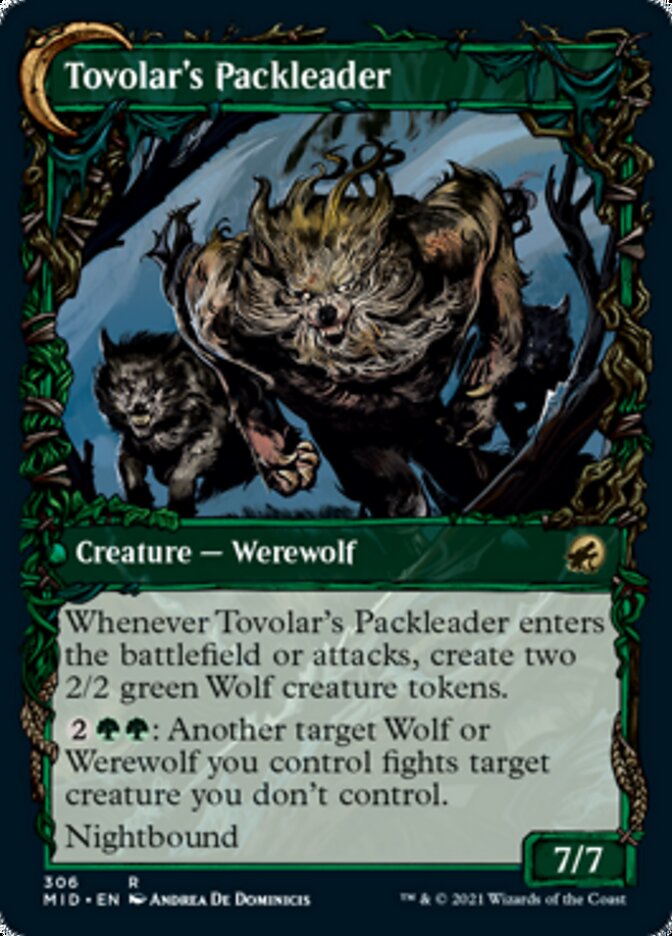 Tovolar's Huntmaster // Tovolar's Packleader (Showcase Equinox) [Innistrad: Midnight Hunt] | Gear Gaming Bentonville