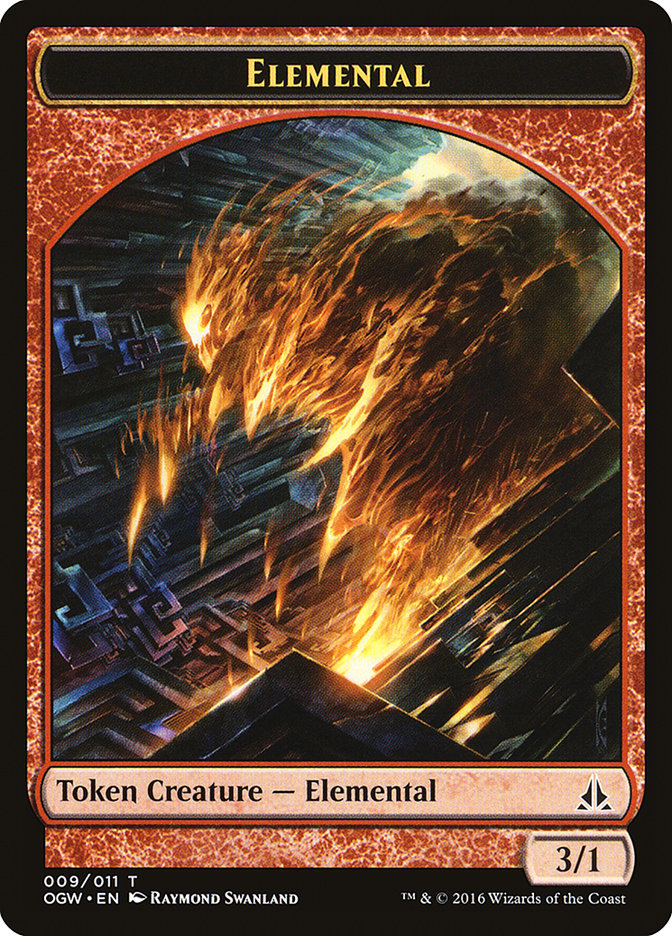 Elemental Token (009/011) [Oath of the Gatewatch Tokens] | Gear Gaming Bentonville