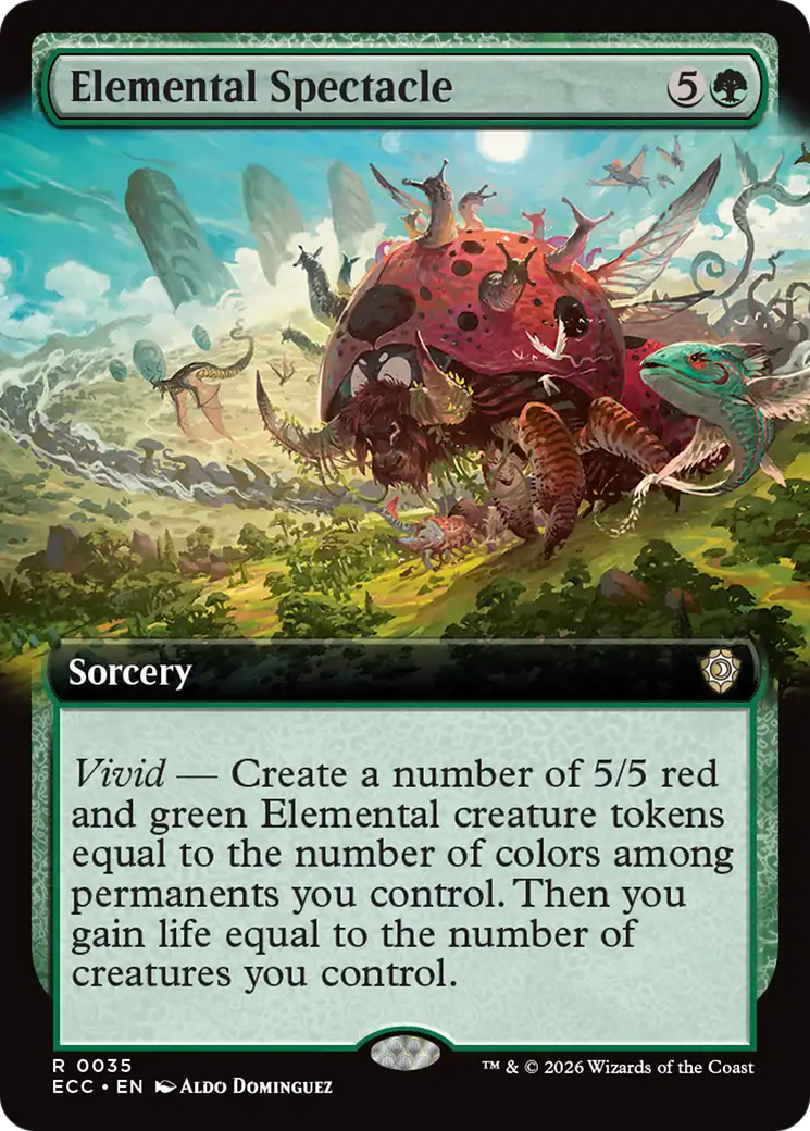 Elemental Spectacle (Extended Art) [Lorwyn Eclipsed Commander] | Gear Gaming Bentonville