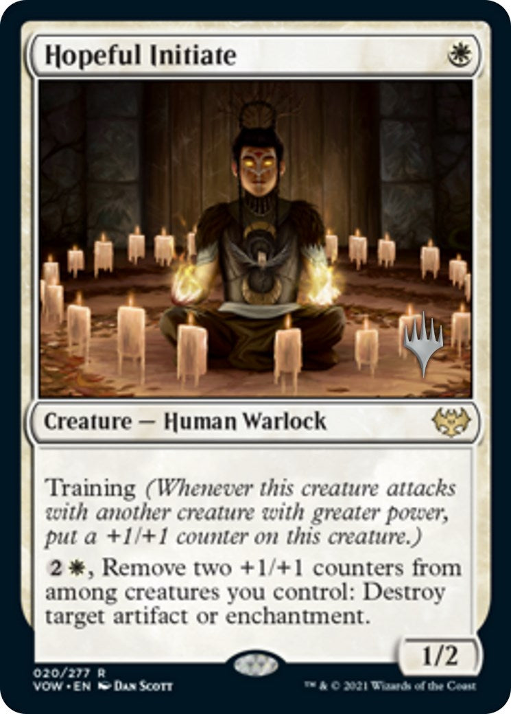 Hopeful Initiate (Promo Pack) [Innistrad: Crimson Vow Promos] | Gear Gaming Bentonville