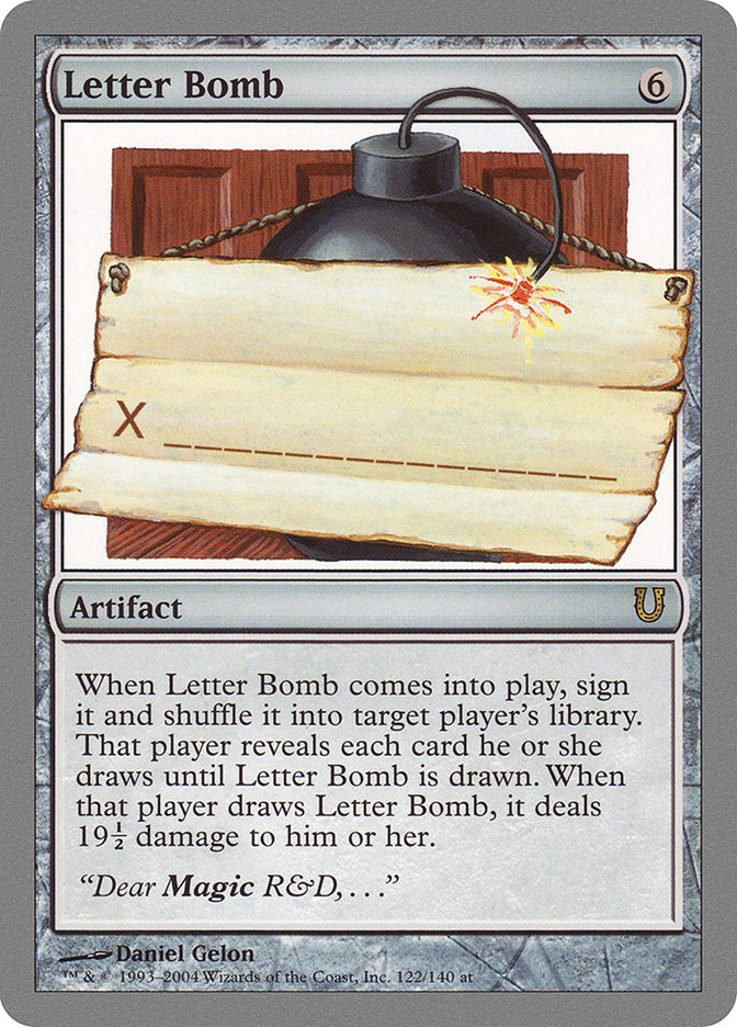 Letter Bomb [Unhinged] | Gear Gaming Bentonville