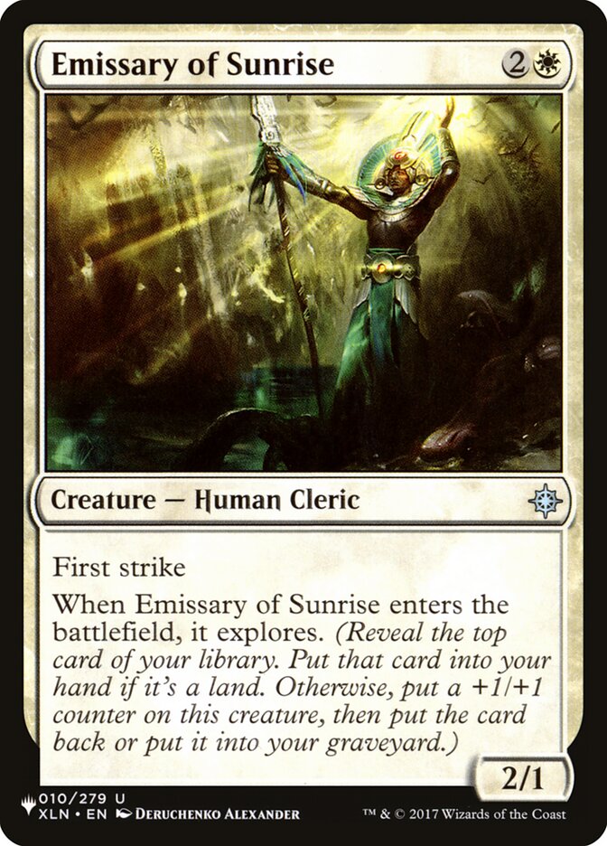 Emissary of Sunrise [The List] | Gear Gaming Bentonville