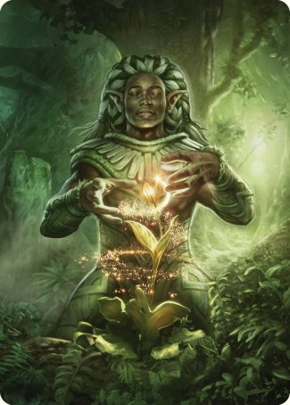 Elvish Mystic Art Card [Commander Masters Art Series] | Gear Gaming Bentonville