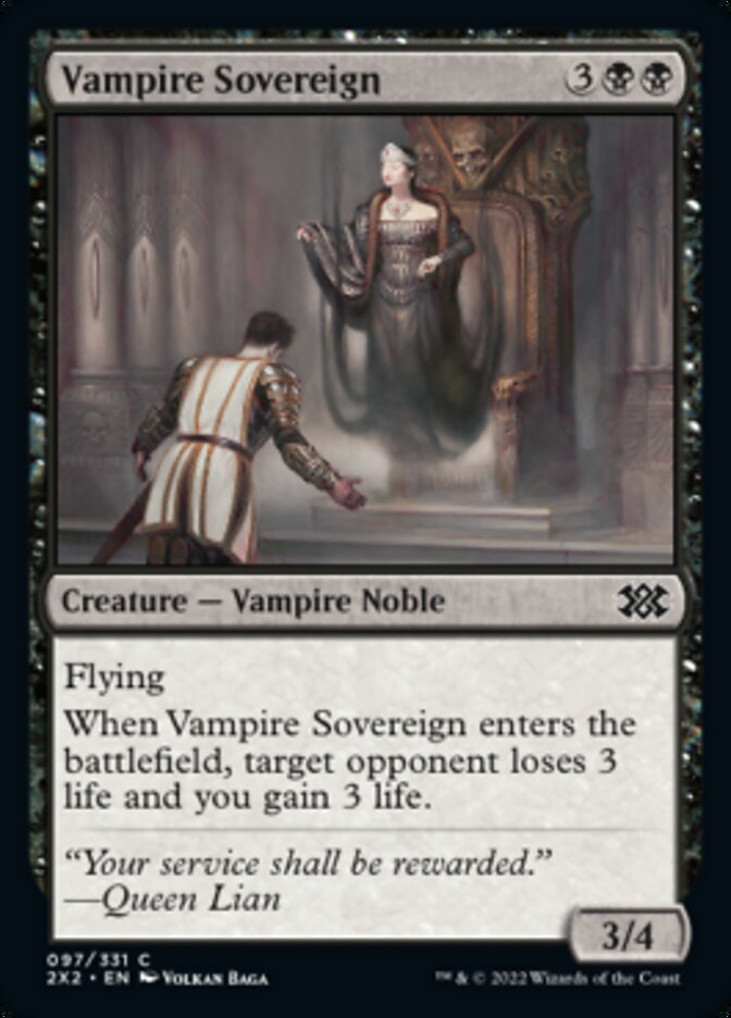 Vampire Sovereign [Double Masters 2022] | Gear Gaming Bentonville