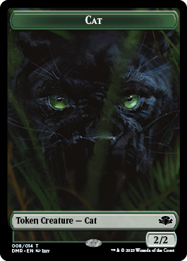 Insect // Cat (008) Double-Sided Token [Dominaria Remastered Tokens] | Gear Gaming Bentonville