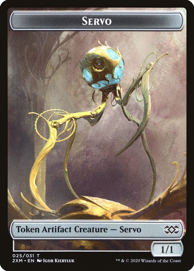 Cat // Servo Double-Sided Token [Double Masters Tokens] | Gear Gaming Bentonville