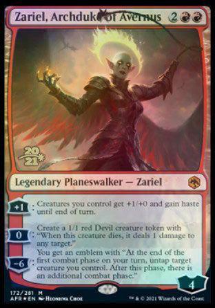 Zariel, Archduke of Avernus [Dungeons & Dragons: Adventures in the Forgotten Realms Prerelease Promos] | Gear Gaming Bentonville