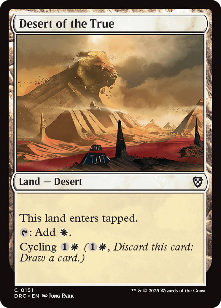 Desert of the True [Aetherdrift Commander] | Gear Gaming Bentonville