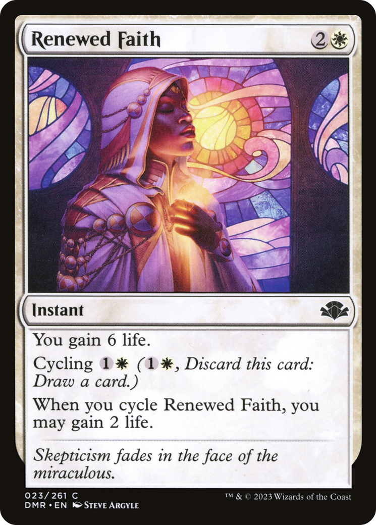Renewed Faith [Dominaria Remastered] | Gear Gaming Bentonville