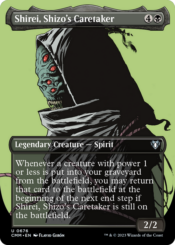 Shirei, Shizo's Caretaker (Borderless Profile) [Commander Masters] | Gear Gaming Bentonville