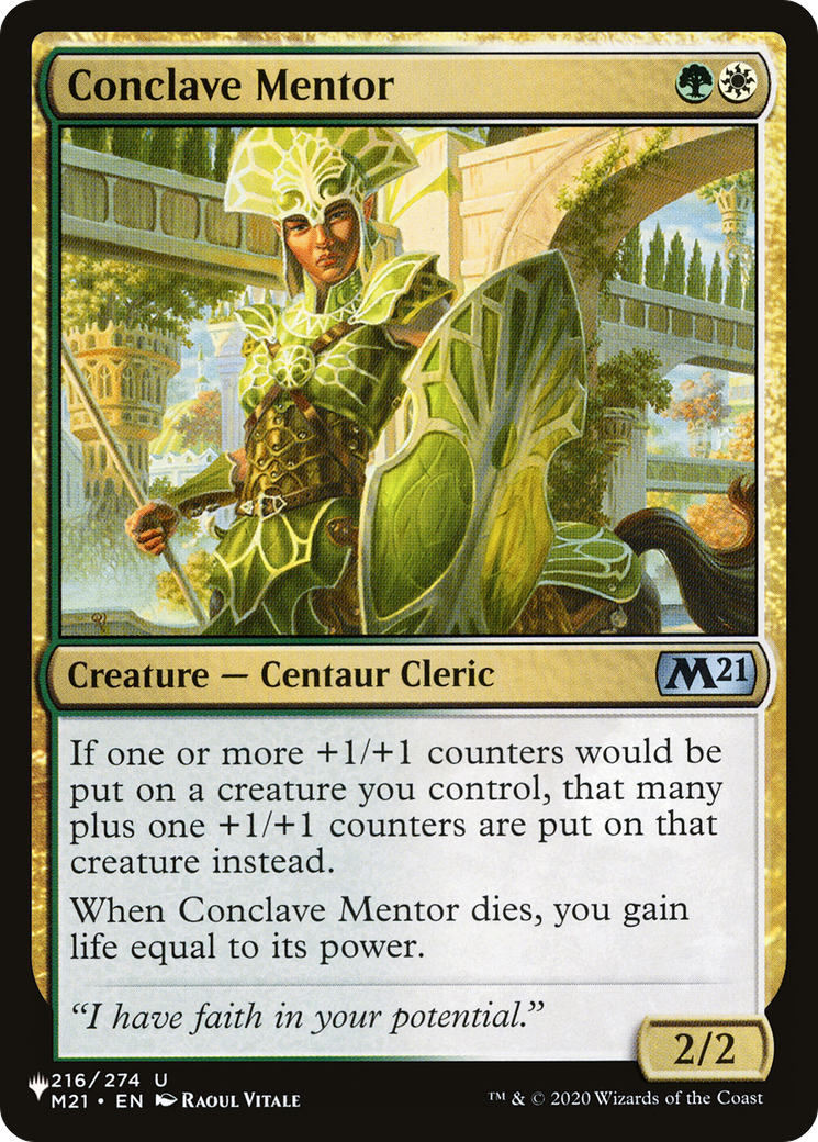 Conclave Mentor [The List Reprints] | Gear Gaming Bentonville