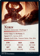 Xorn Art Card [Dungeons & Dragons: Adventures in the Forgotten Realms Art Series] | Gear Gaming Bentonville