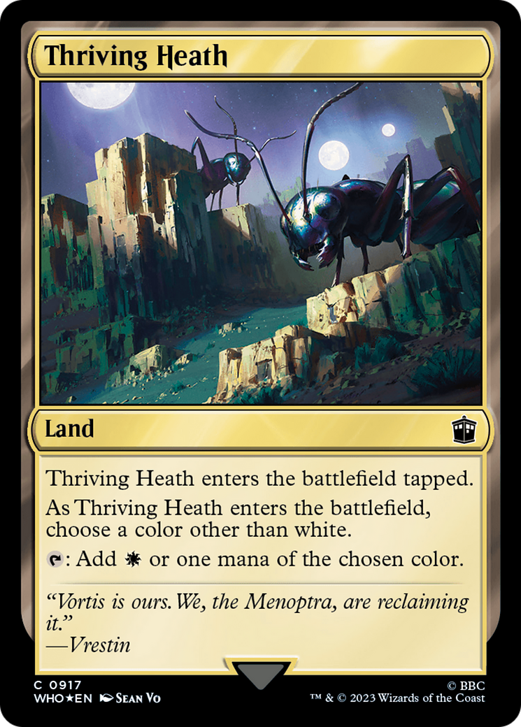 Thriving Heath (Surge Foil) [Doctor Who] | Gear Gaming Bentonville