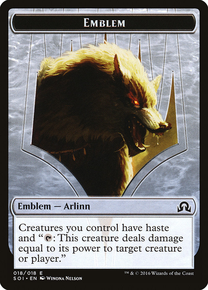 Arlinn Kord Emblem [Shadows over Innistrad Tokens] | Gear Gaming Bentonville