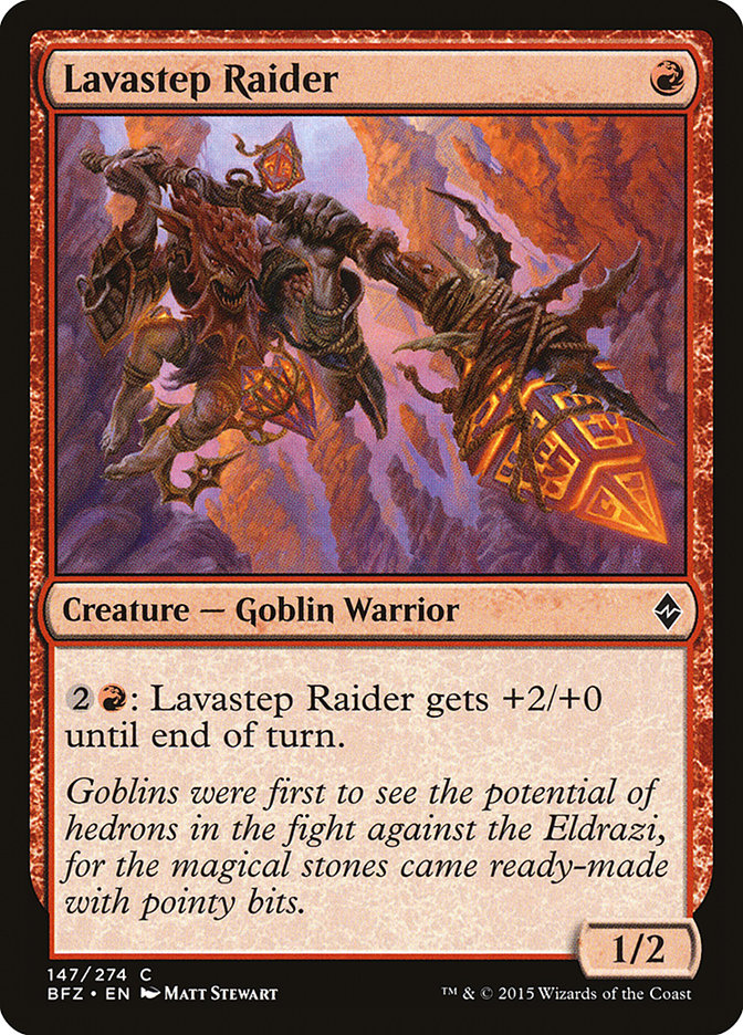 Lavastep Raider [Battle for Zendikar] | Gear Gaming Bentonville