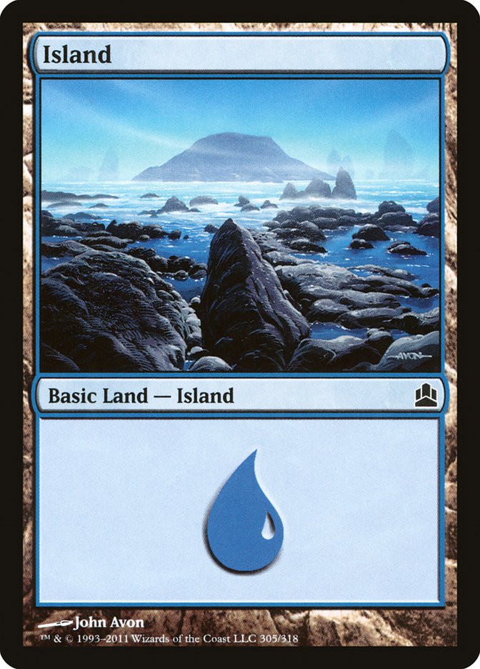 Island (305) [Commander 2011] | Gear Gaming Bentonville