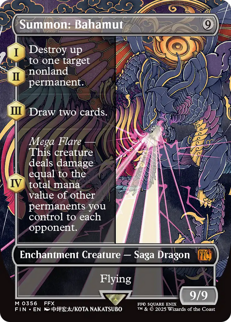 Summon: Bahamut (Borderless) [FINAL FANTASY] | Gear Gaming Bentonville