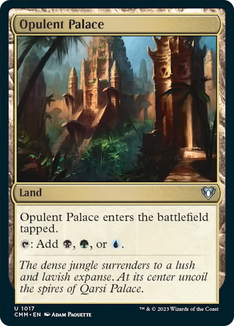 Opulent Palace [Commander Masters] | Gear Gaming Bentonville