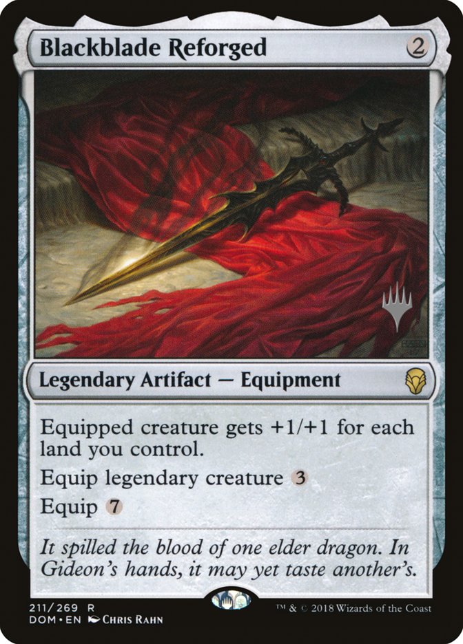Blackblade Reforged (Promo Pack) [Dominaria Promos] | Gear Gaming Bentonville