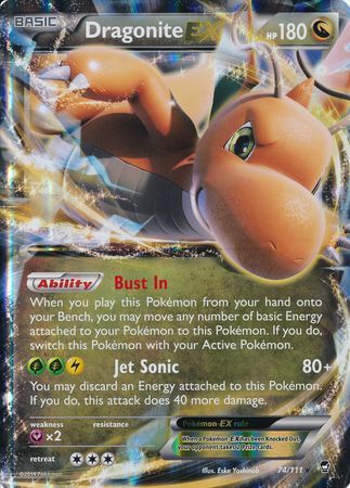 Dragonite EX (74/111) (Jumbo Card) [XY: Furious Fists] | Gear Gaming Bentonville