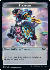 Clown Robot (002) // Treasure (013) Double-Sided Token [Unfinity Tokens] | Gear Gaming Bentonville